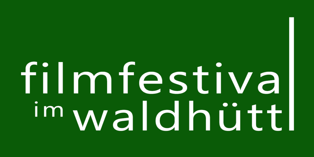 Logo filmfestival im waldhüttl - ws auf grün, rgb, PNG